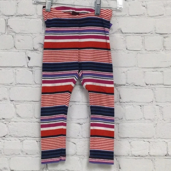 Tea Collection Size 3 Striped Leggings - Picture 1 of 4